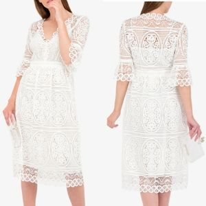 Temperley London | White Lace Titania Dress